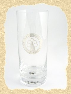 Wettspielpreis - Glasbecher mit Silberlogo - groes Bild hier klicken!