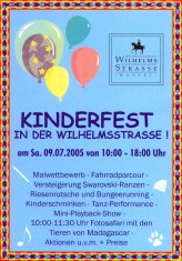 Kinderfest in der Wilhelmsstrasse 2005
