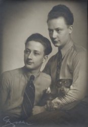 Udo und Hanns F. Burgtorff - Ende der 1940.iger Jahre