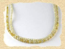 Collier aus Natur-Champagnerfarbene Diamanten 