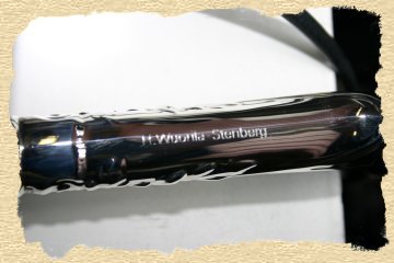 Gehstock mit Silbergriff