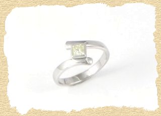 "Antrags"-Ring aus 750/Weißgold