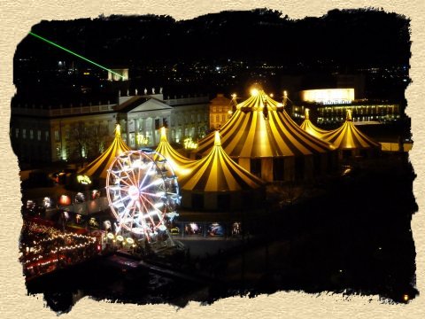 Blick auf den Friedrichsplatz - Dezember 2011