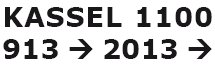 Stadtjubil�um Kassel 1100 im Jahr 2013...