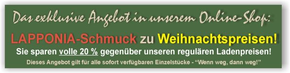 Lapponia-Schmuck zu Sonderpreisen!