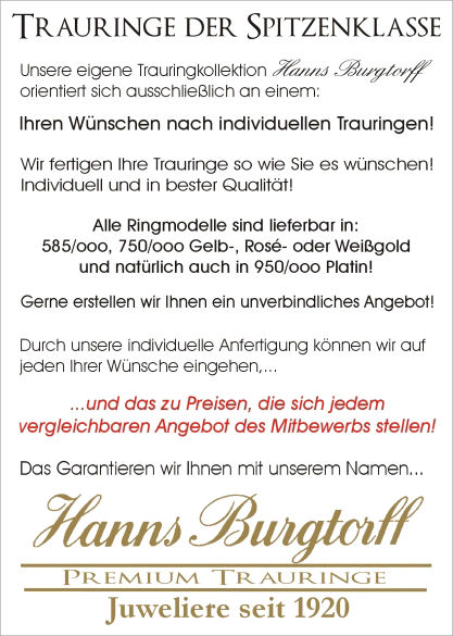 Trauringe der Spitzenklasse...