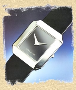 Armbanduhr aus poliertem Edelstahl